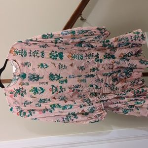 Rhode Pink Floral Ella Dress